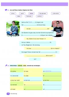 Limba Germana - Caietul elevului, Clasa a V-a