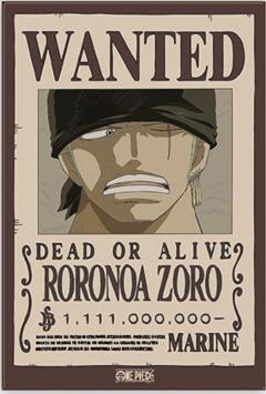 Magnet - One Piece - Wanted Zoro