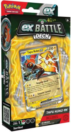 Pokemon TCG - Tapu Koko / Iron Leaves ex Battle Deck - Pret pe bucata
