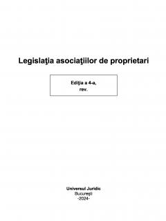 Legislatia asociatiilor de proprietari (Octombrie 2024)