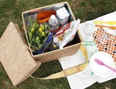 Geanta termoizolanta pentru picnic - Wicker Picnic Cooler Seat