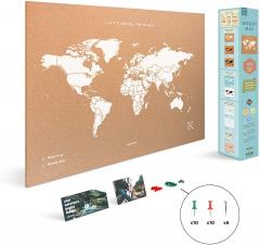 Harta din pluta XL - White