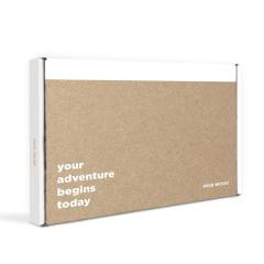 Harta din pluta XL - White - White Frame