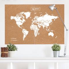 Harta din pluta XXL - White