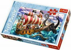 Puzzle 100 piese - The Sea Battle