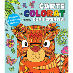 Carte de colorat pentru copii creativi 