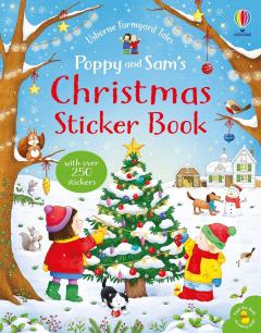 Coperta cărții Poppy and Sam's Christmas Sticker Book