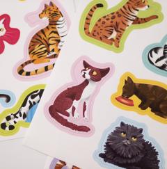 Puzzle 120 piese - Lumea pisicilor