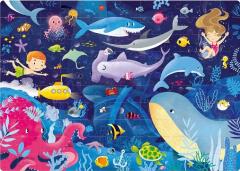 Puzzle fosforescent 120 piese - Oceanul