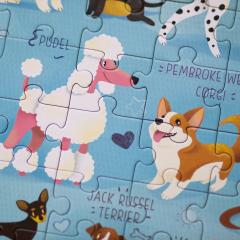 Puzzle 120 piese - Lumea cainilor