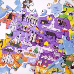 Puzzle 160 piese - Harta Europei