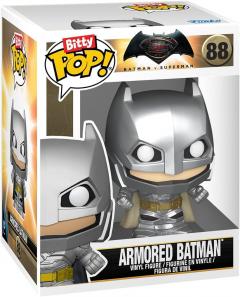 Figurina - Bitty Pop! Batman v Superman: Armored Batman with Batmobile