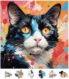 Puzzle din lemn - Japanese Bobtail 1