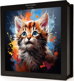 Puzzle din lemn - Baby Bobcat 4