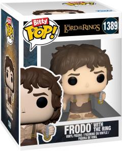 Figurina - Bitty Pop! The Lord of the Rings: Frodo (with The Ring) and The Shire