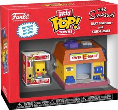 Figurina - Bitty Pop! The Simpsons: Bart Simpsons and Kwik-E-Mart