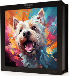 Puzzle din lemn - West Highland White Terrier 1