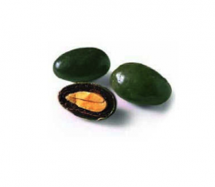 Bomboane cu migdale glazurate in ciocolata neagra - Olives des Garrigues