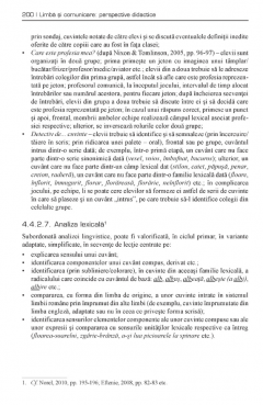 Limba si comunicare: perspective didactice