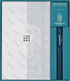 Set carnet si pix - Casa Batllo Collector's Box - Large ruled hard cover notebook and Kaweco