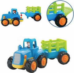 Jucarie - Vehicul cu tractiune - Tractor sau Excavator, mai multe modele