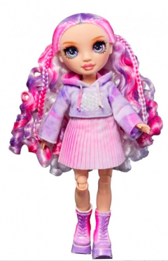 Papusa - Rainbow High Watercolor - Ochii mov