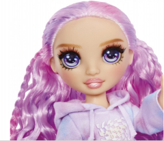 Papusa - Rainbow High Watercolor - Ochii mov