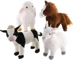 Jucarie de plus - Animale de la ferma, mai multe modele