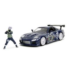 Set masinuta metalica si figurina - Kakashi Hatake si Mazda Rx7