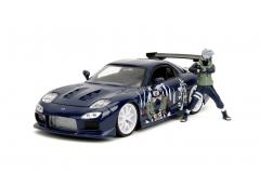 Set masinuta metalica si figurina - Kakashi Hatake si Mazda Rx7