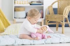 Jucarie - Bebelus Babipouce - Gradina cu flori, 28cm