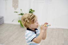 Jucarie din lemn - Flaut Colorat