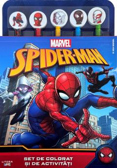 Spider-Man - Set de colorat si de activitati