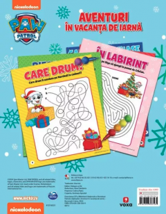 Patrula Catelusilor - Aventuri in vacanta de iarna. Carte de activitati