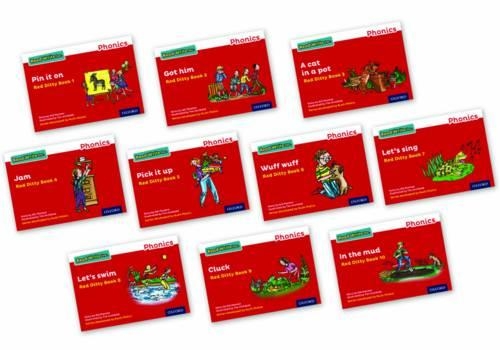 Read Write Inc. Phonics: Red Ditty Books Mixed Pack of 10 - Gill Munton