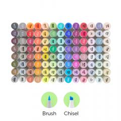 Set 104+1 markere dual tip - Ohuhu Honolulu