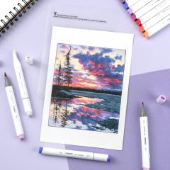 Set 104+1 markere dual tip - Ohuhu Honolulu