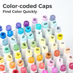 Set 104+1 markere dual tip - Ohuhu Honolulu