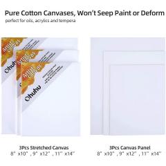 Set complet de pictura 56 piese - Acuarele Ulei