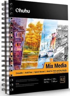 Caiet cu spirala - Ohuhu Mix Media - Pentru markere cu alcool