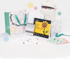 Set desen - 72 culori + 16 foi de colorat + 8 linere + caiet schite - Ohuhu