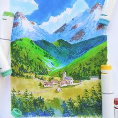 Set 100 markere - Ohuhu Oahu - Fine & Chisel