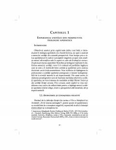 Experienta apofatica a unitatii in opera lui Andre Scrima