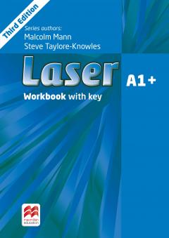 Coperta cărții Laser A1+ Workbook with key and Student's Resource Centre Pack