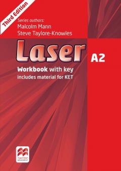 Coperta cărții Laser  A2 Workbook with key and Student's Resource Centre Pack