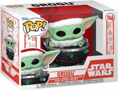 Figurina - Pop! Star Wars: The Mandalorian Holiday: Grogu