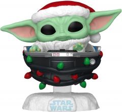 Figurina - Pop! Star Wars: The Mandalorian Holiday: Grogu