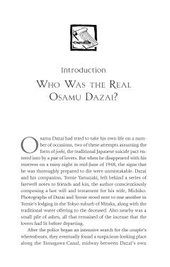 The Real Osamu Dazai