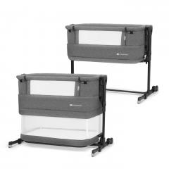 Patut Co-sleeper - Kinderkraft - Neste Grow,gri inchis