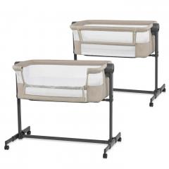 Patut - Kinderkraft - Bedside Cot Neste Up 2, bej